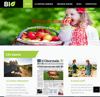 Progetto sito e commerce alimenti bio